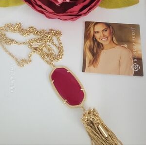 Kendra Scott Vintage Rayne Maroon Jade